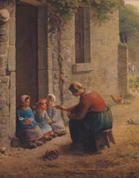 Nourrir les petits, 1850